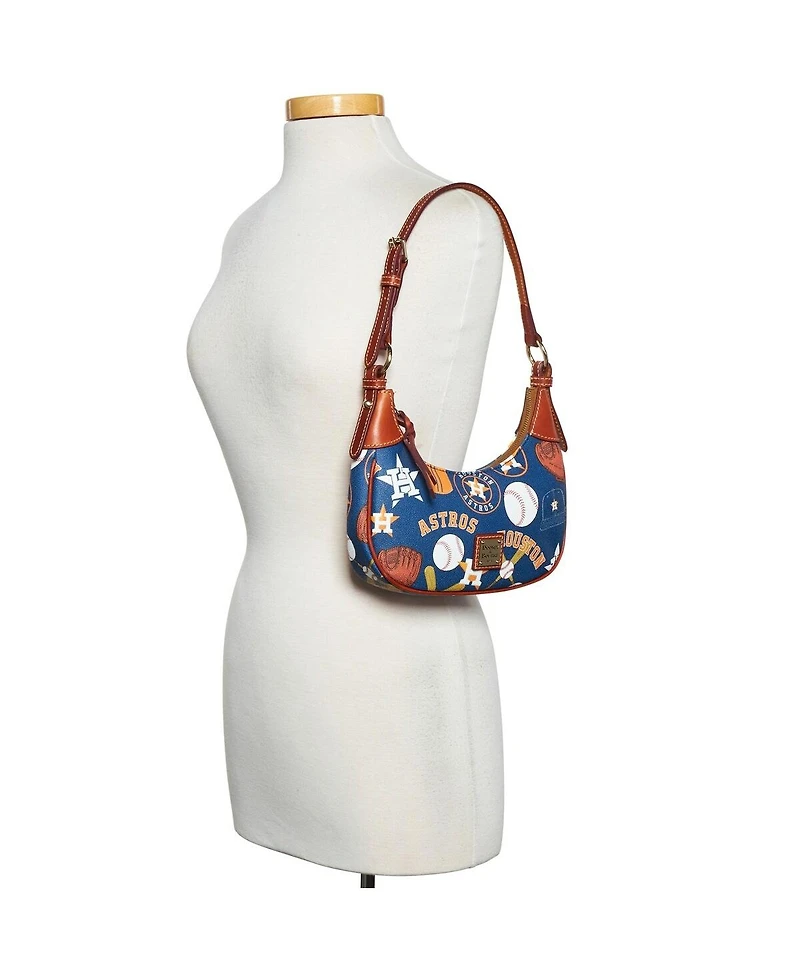 Dooney & Bourke Houston Astros Luca Leather Hobo Purse