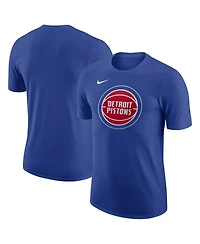 Nike Men's Blue Detroit Pistons Essential T-Shirt