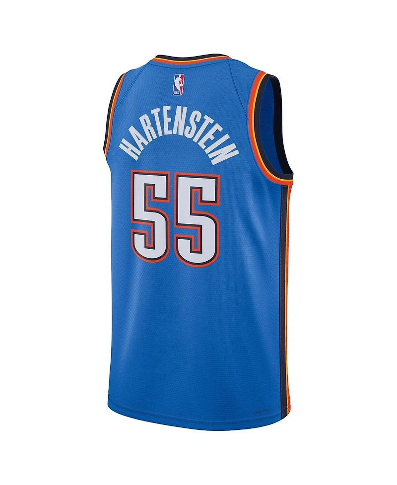 Nike Men's and Women's Isaiah Hartenstein Blue Oklahoma City Thunder Icon Edition Swingman Jersey