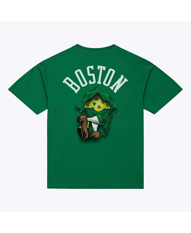 Mitchell & Ness Men's Kelly Green Boston Celtics Breakthrough T-Shirt