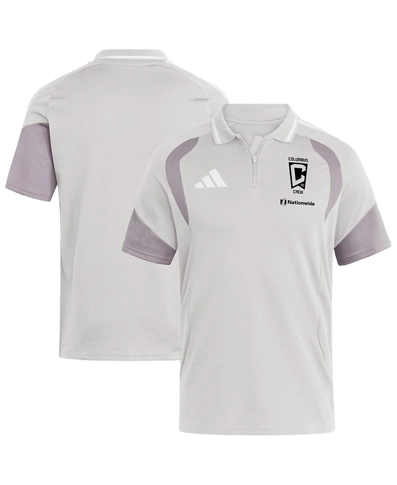 Adidas Men's Silver Columbus Crew 2026 Tiro Competition Polo Shirt