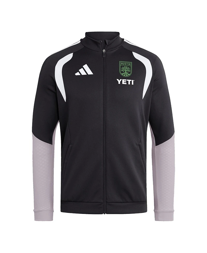Adidas Men's Black Austin Fc 2026 Competition Training Full-Zip Jacket
