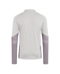 Adidas Men's Silver Philadelphia Union 2026 Tiro Competition Quarter-Zip Training Sweatshirt