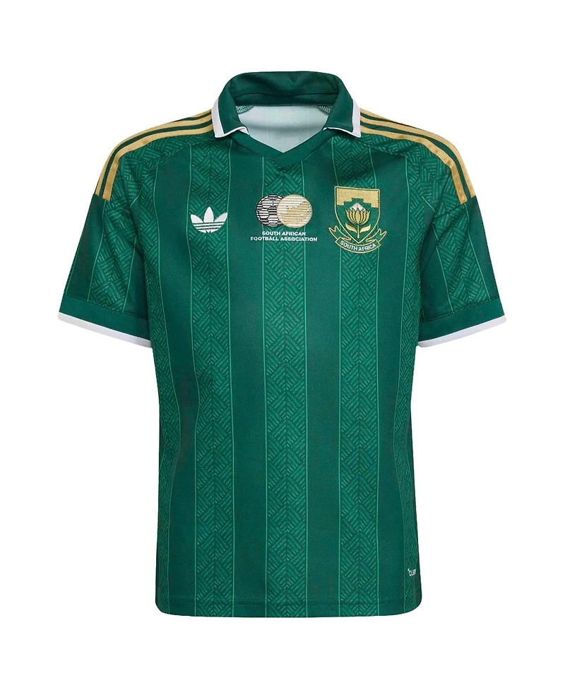 Adidas Big Boys and Girls Green South Africa National Team 2026 Away Replica Jersey