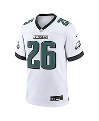 Nike Men's Saquon Barkley White Philadelphia Eagles Game Jersey