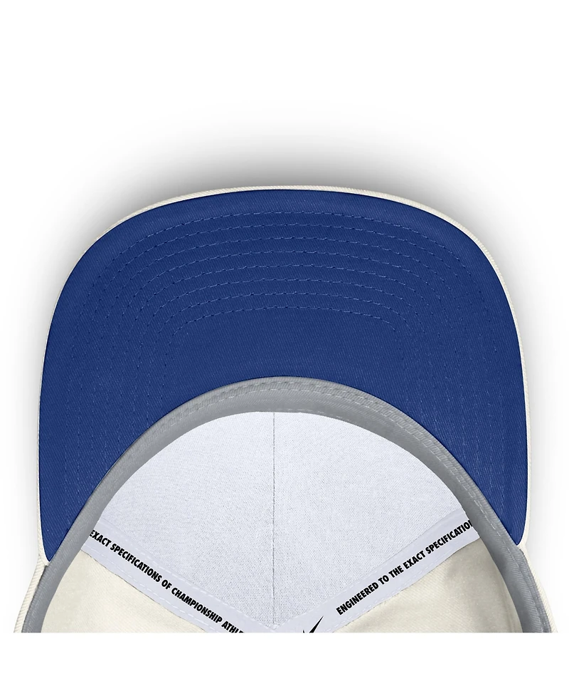 Nike Men's Cream Kansas City Royals Cooperstown Rise Adjustable Hat