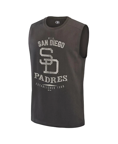 Darius Rucker Collection By Fanatics Men's Charcoal San Diego Padres Muscle Tank Top