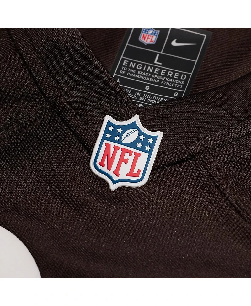 Nike Men's Carson Schwesinger Brown Cleveland Browns 2025 Nfl Draft Game Jersey