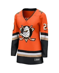 Fanatics Women's Chris Kreider Orange Anaheim Ducks Home Breakaway Player Jersey