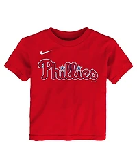 Nike Baby Boys and Girls Bryce Harper Red Philadelphia Phillies Name & Number T-Shirt