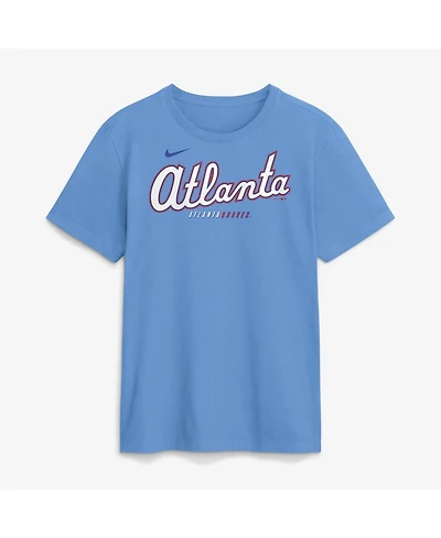 Nike Men's Light Blue Atlanta Braves 2026 City Connect Wordmark T-Shirt