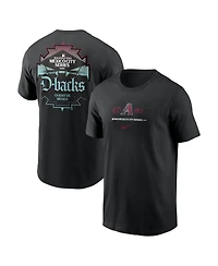 Nike Men's Black Arizona Diamondbacks Mlb World Tour: Mexico City Series Graphic T-Shirt