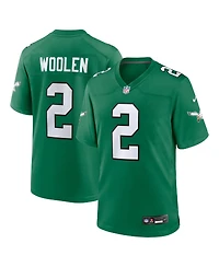 Nike Men's Tariq Woolen Kelly Green Philadelphia Eagles Alternate Game Jersey