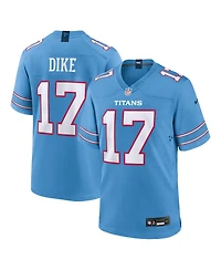 Nike Men's Chimere D Light Blue Tennessee Titans Team Game Jersey