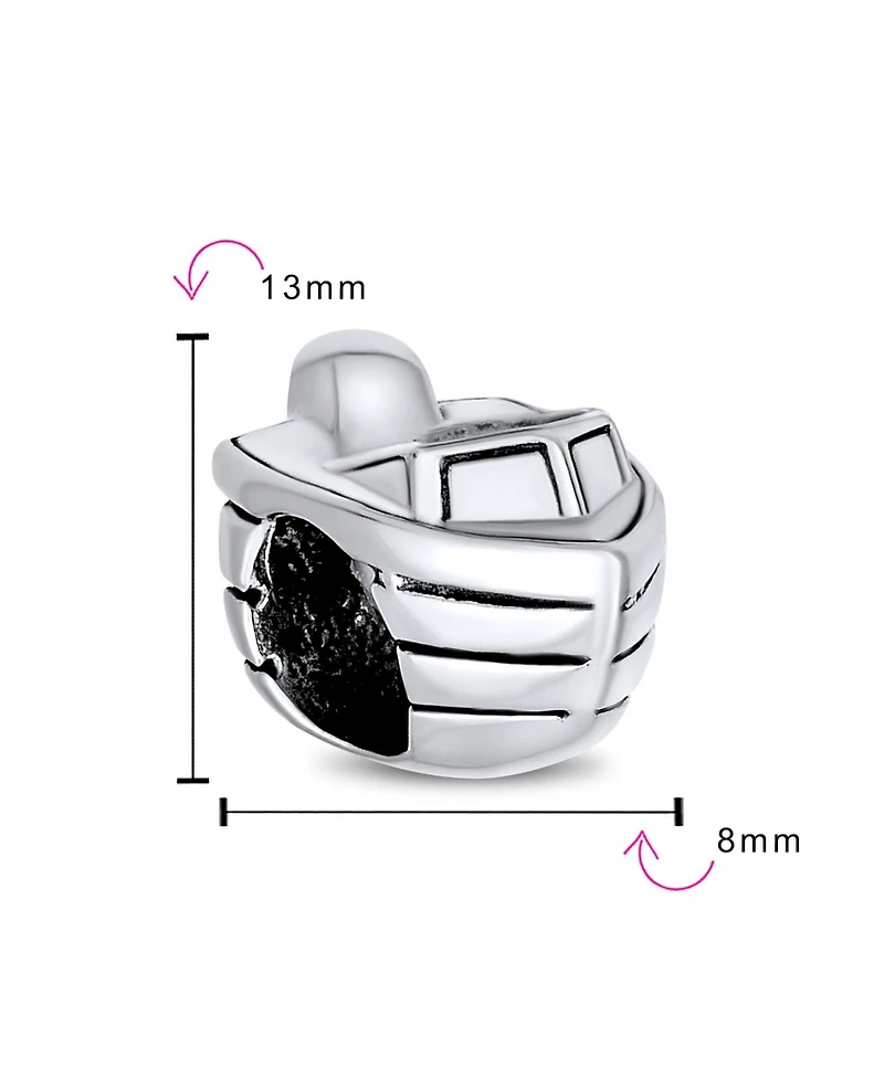 Bling Jewelry Nautical Speed Boat Charm Bead .925 Sterling Silver Fits European Bracelet