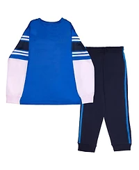 Spider-Man Boys 2-Piece Long Sleeve Active Mesh T-Shirt and Pants Set