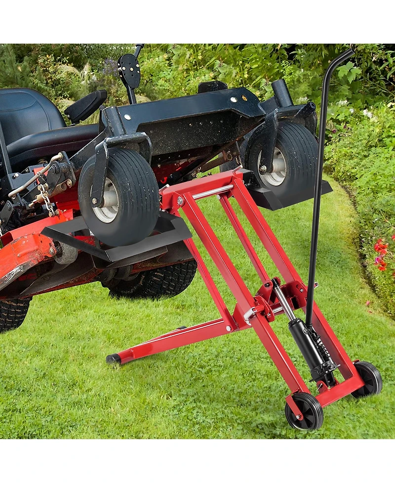 Costway Lawn Mower Lift Jack for Tractors and Zero Turn Riding Lawn Mowers 500lb Capacity