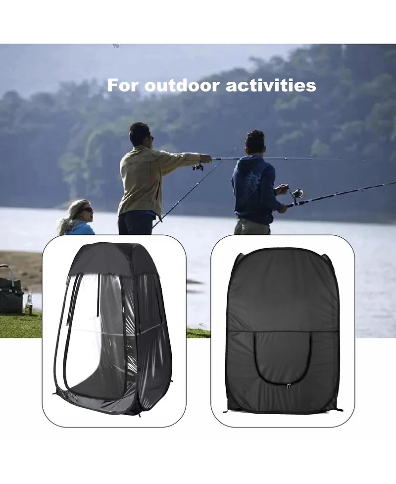 ECHTPeak Sports Tent Pop Up Shelter, 1 Person All Weather Tents, for Outdoor Sports Events, Fishing and Camping