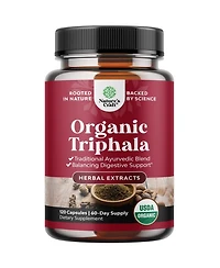 Nature's Craft Organic Triphala Ayurvedic Blend, 120 Count
