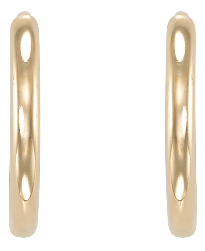 Macy's Round Hoop Earrings in 10k Yellow Gold