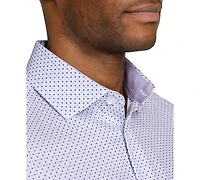 ConStruct Men's Spread Collar Slim-Fit Performance Stretch Dress Shirt