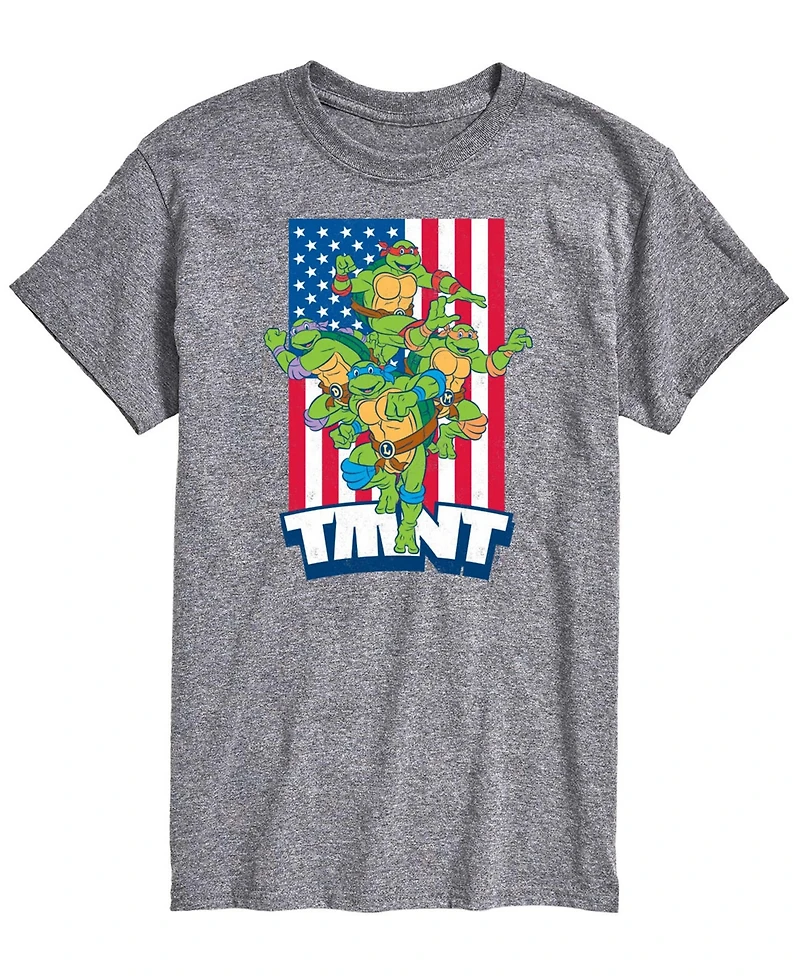 Airwaves Men's Teenage Mutant Ninja Turtles Flag Short-Sleeve Graphic T-Shirt