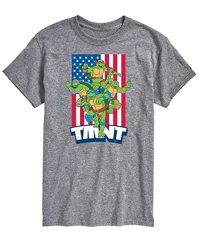 Airwaves Men's Teenage Mutant Ninja Turtles Flag Short-Sleeve Graphic T-Shirt
