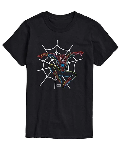 Airwaves Men's Spiderman Neon Short-Sleeve Graphic T-Shirts