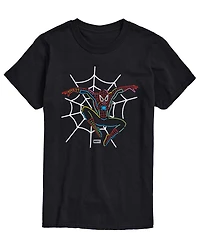 Airwaves Men's Spiderman Neon Short-Sleeve Graphic T-Shirts