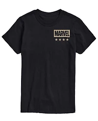 Airwaves Men's Captain America Flag Short-Sleeve Graphic T-Shirts
