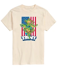 Airwaves Men's Teenage Mutant Ninja Turtles Flag Short-Sleeve Graphic T-Shirt