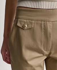 Bcbg Women's Straight-Leg Mid-Rise Pants