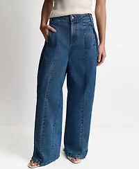 Bcbg Women's Wide-Leg Loose-Fit Sailor Jeans