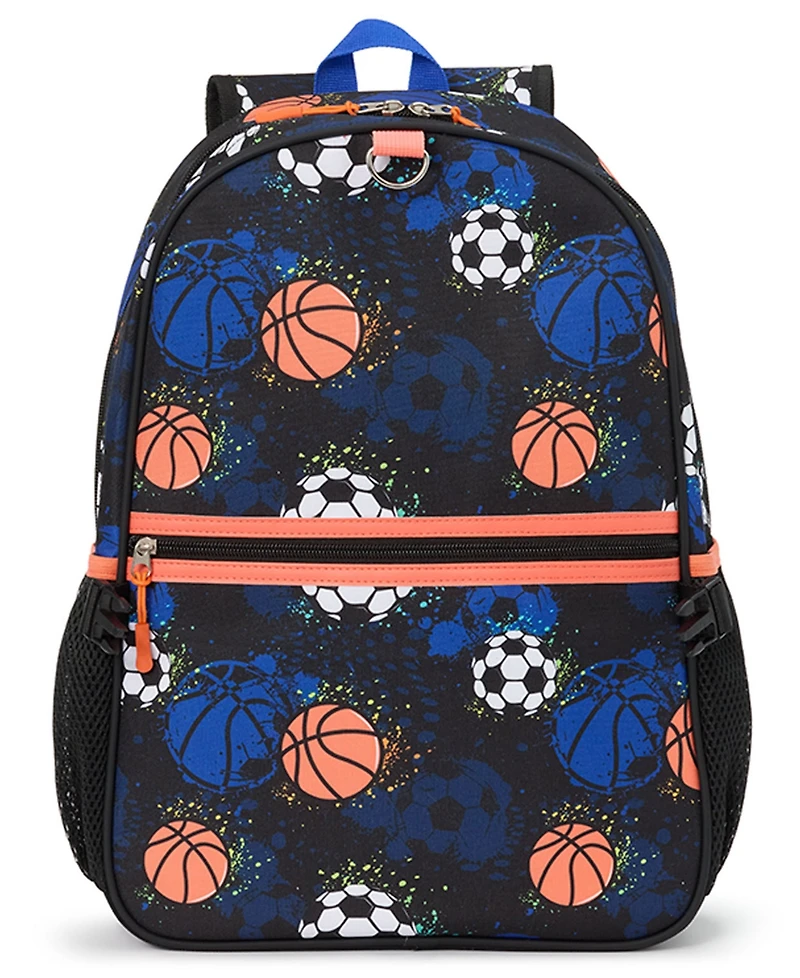 Extreme Nation Boys' Lenticular Sports Backpack, Lunch Box and Headphone, 3-Piece Set