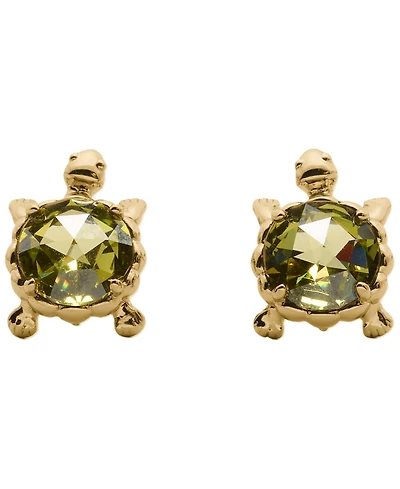kate spade new york Gold-Tone Secret Garden Turtle Stud Earrings