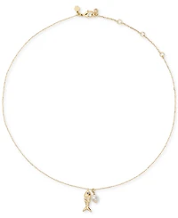 kate spade new york Gold-Tone Summer Daze Fish Short Pendant Necklace