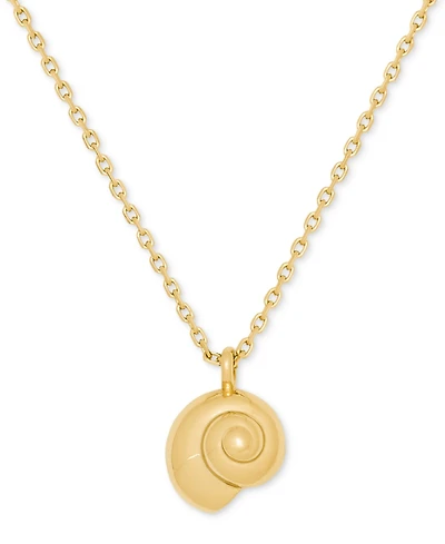 kate spade new york Gold-Tone Gifting Beach Bum Short Pendant Necklace