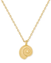 kate spade new york Gold-Tone Gifting Beach Bum Short Pendant Necklace