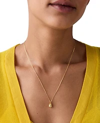 kate spade new york Gold-Tone Gifting Stay Sweet Short Pendant Necklace