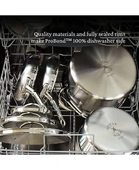 Hestan ProBond Clad Titum Stainless Steel Nonstick 12.5" Open Skillet