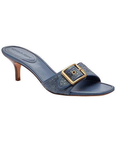 Coach Women's Margot Signature Jacquard Slip-On Sandals