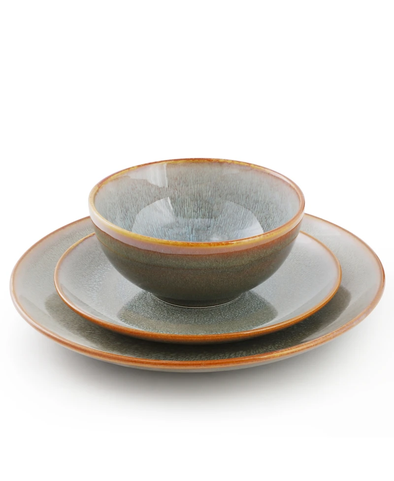 Elama Wilma 18-Piece Dinnerware Set, Service For 6