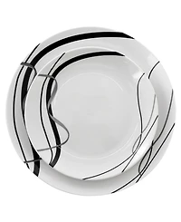 Elama Sarah 18-Piece Dinnerware Set, Service For 6