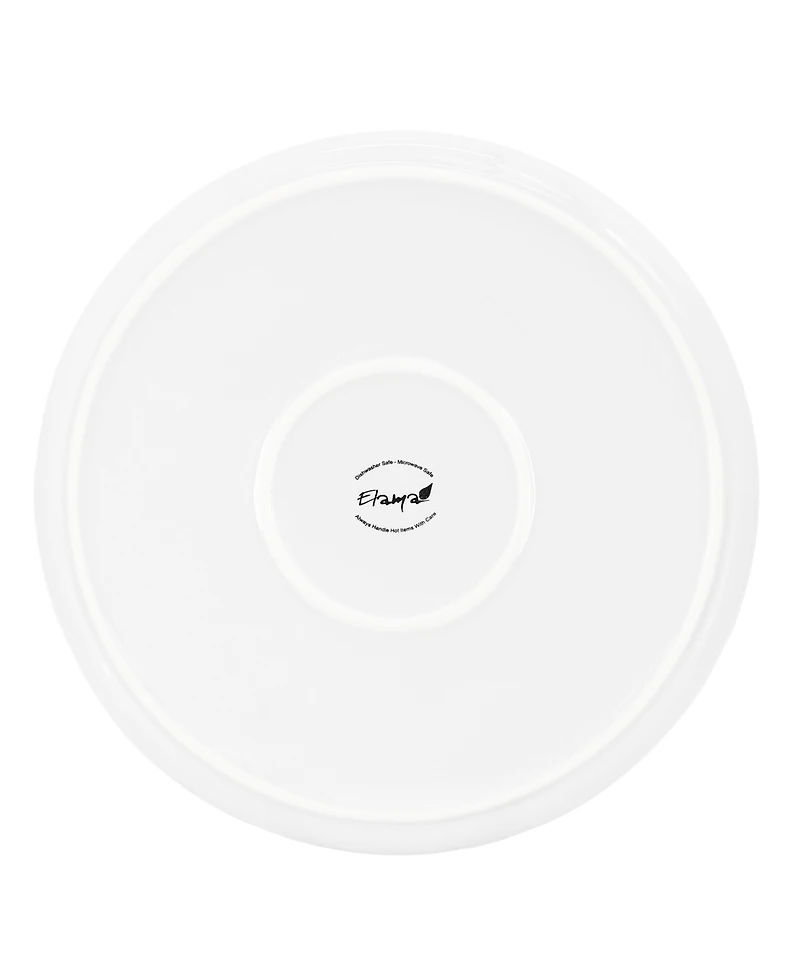 Elama Duncan 18-Piece Dinnerware Set, Service For 6