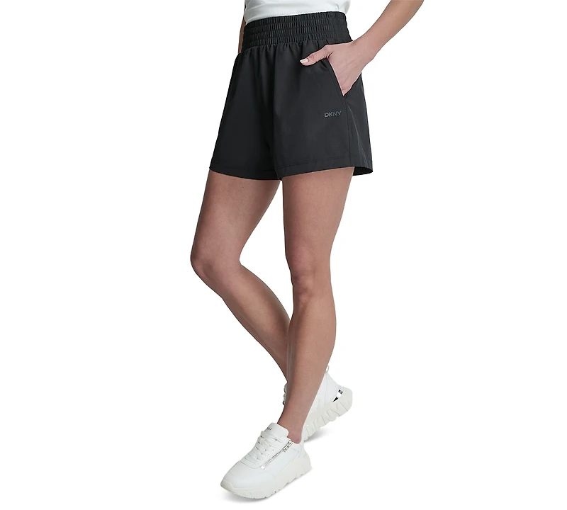 Dkny Sport Women's Hudson Stretch High-Rise Shorts