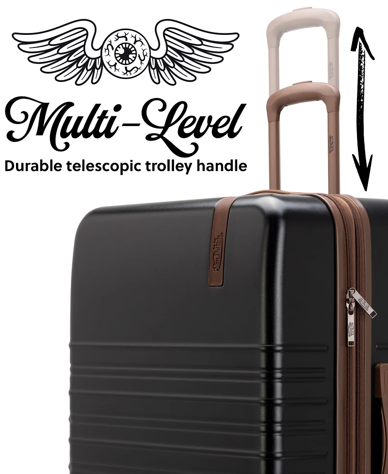 Von Dutch Retro Trek 3-Piece Expandable Hardside Spinner Luggage Set