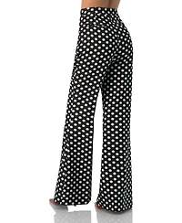 Ivonne Women's Polka Dot Flared Pants