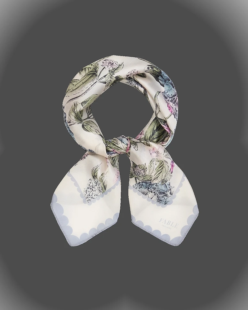 Fable England Women's Hydrangea Square Scarf