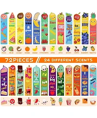 Gnuadz Fruit Scented Bookmarks Scratch Sniff Classroom Students
