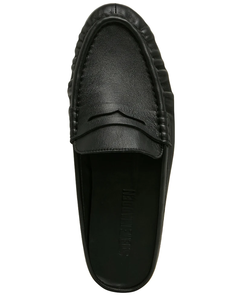 Steve Madden Women's Rafe Tailored Slip-On Loafer Mules